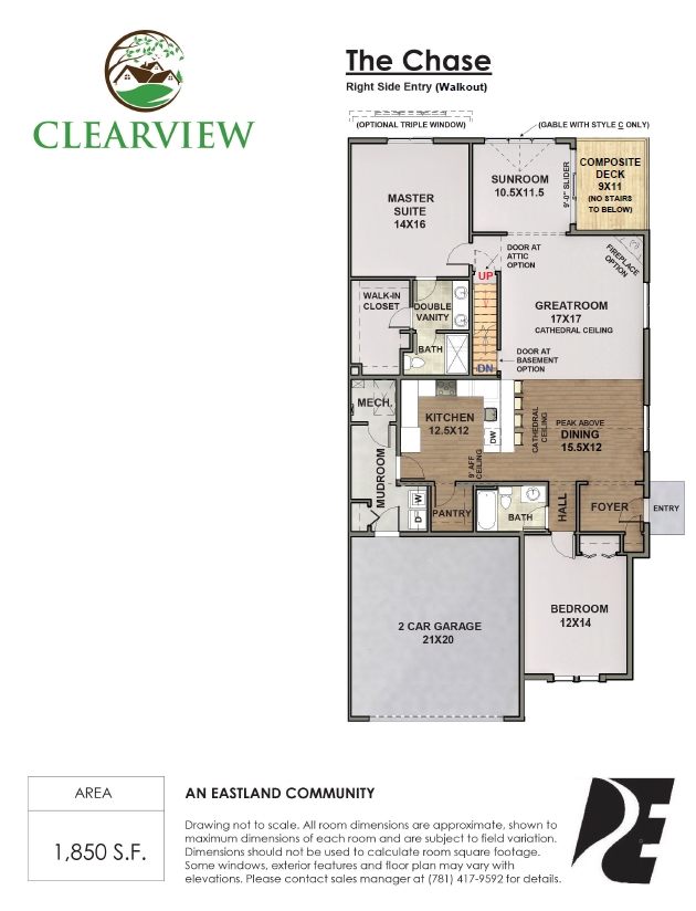 The Chase Floorplans Clearview Millbury, MA