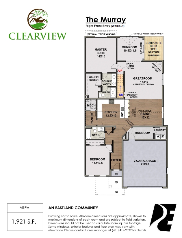 The Murray Floorplans Clearview Millbury, MA