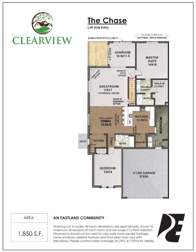The Chase Floorplans Clearview Millbury, MA